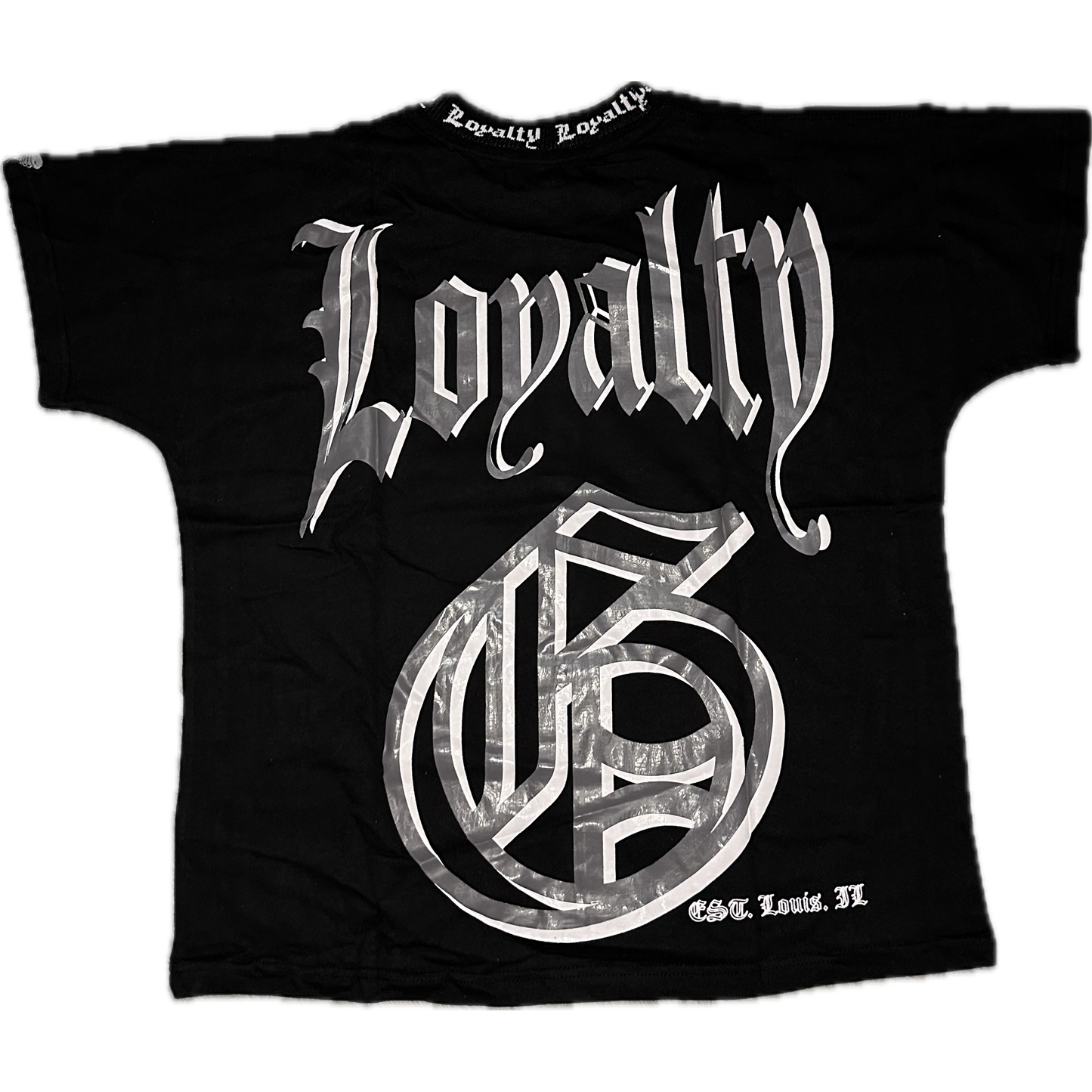 Loyalty neck logo t shirt